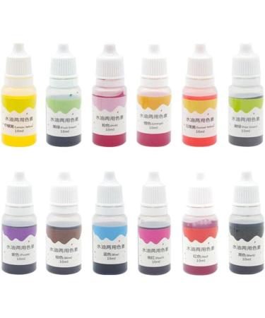 Dickly 12-Piece Vibrant Food Coloring Set for Baking and DIY Projects - Buy Online on GoSupps.com