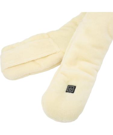 Neck Heating Pillow - Washable Heated Neck Wrap with USB & 3 Temperature Settings | Thermal Neck Bandage for Men & Women - Winter Outdoor Use (Khaki) - Buy Online on GoSupps.com