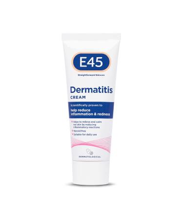 E45 Dermatitis Cream 50 ml E45 Cream to Treat Symptoms of Dermatitis Dry Itchy Flaky Skin - Relieve Itching and Reduce Redness Anti-Inflammatory Eczema Dermatitis Cream - Buy Online on GoSupps.com