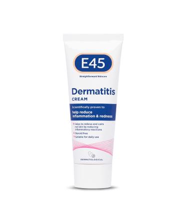 E45 Dermatitis Cream 50 ml E45 Cream to Treat Symptoms of Dermatitis Dry Itchy Flaky Skin - Relieve Itching and Reduce Redness Anti-Inflammatory Eczema Dermatitis Cream