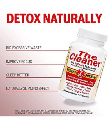 The Cleaner 7-Day Women's Formula - 52 Capsules by Century Systems | Detox & Cleanse Support - Buy Online on GoSupps.com
