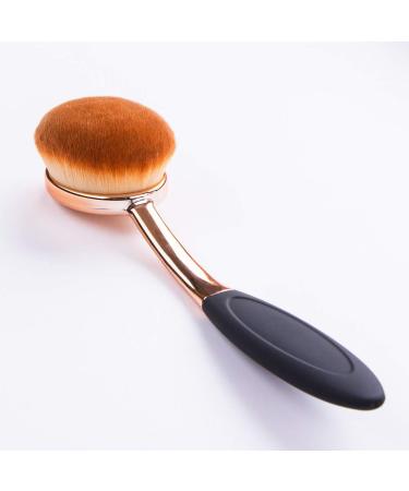 Yoseng Oval Foundation Brush Set - 4 Pack | Fast Flawless Application for Liquid Cream & Powder Makeup - International Shipping Available - Buy Online on GoSupps.com