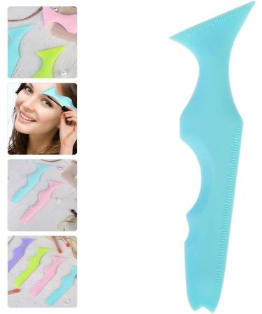 SHERCHPRY Eye Makeup Applicators Silicone Eyeliner Stencils Winged Tip Eyeliner Aid Eyebrow Pencil Stencil 5 In1 Eyeliner Wearing Aid Makeup Tool for Beginner Makeup Mascara Blue - Buy Online on GoSupps.com
