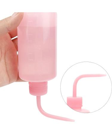 250ml Eyelash Cleaning Bottle Clear Scale Curved Nozzle Design Lightweight Leak-Proof Squeeze Bottle for Eyelash Extensions - Buy Online on GoSupps.com
