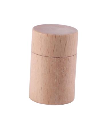 Didiseaon 1pc Lipstick Tube Makeup Samples Wood Lip Gloss Holder Natural Lipstick Blush Makeup Lip Balm Tube for Refilling Pearlescent Lipstick Stand Light the Light Plastic