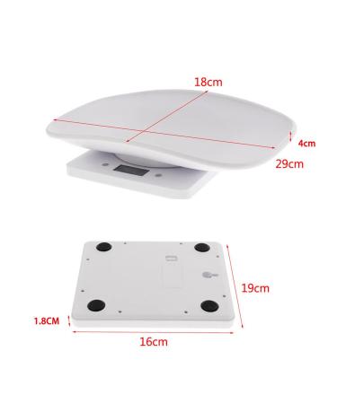 Buy Digital Pet & Infant Scales - Accurate Weight & Height Measurement for Cats Dogs Puppies & Small Animals - Buy Online on GoSupps.com