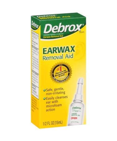 Debrox Ear Wax Removal Aid .5 oz - Gentle Ear Cleaning Solution - Buy Online on GoSupps.com