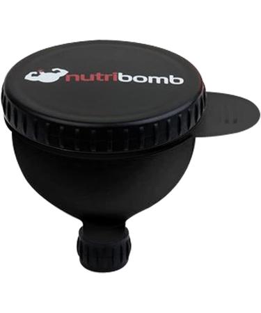 Nutribomb Medium Fill N Go - Protein Funnel - Supplement Funnel - Water Bottle Funnel - Travel Container for Gym Or Work (4) - Buy Online on GoSupps.com