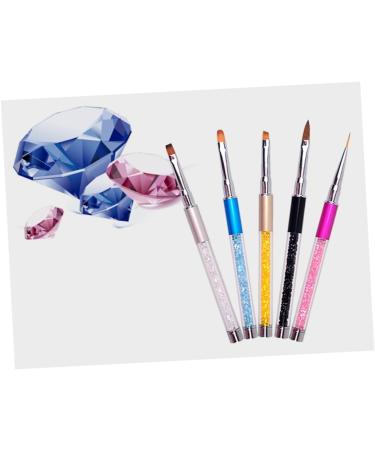 FRCOLOR Nail Drawing Pen Manicure Nail Painting Pens Nail Crystal Pen Nail Art Brush Nail Dotting Pen Nail Marker Pen Nail Liner Pens Nail Art Pen Nail Brush Gradient Dot Pen medium Silver - Buy Online on GoSupps.com