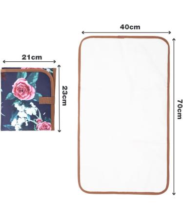 Lekebaby Foldable Travel Changing Mat | Portable Nappy Change Mat Queen Lagerstroemia - Buy Online on GoSupps.com