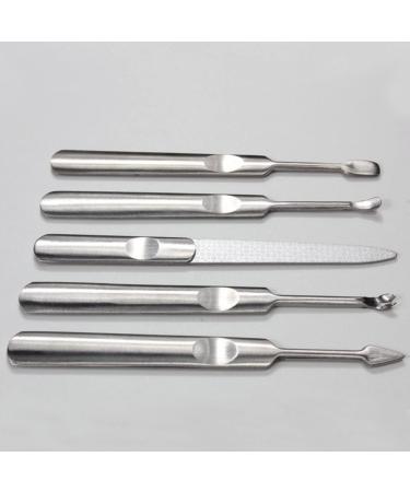 POPETPOP Nail Cleaner Tool manicure tools removal fork cuticle trimmer dead skin remover dead skin fork cuticle pusher Stainless steel dead skin Nail Cleaning Tool - Buy Online on GoSupps.com