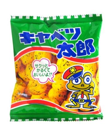 Cabbage Taro 30 packages (Japanese soy snacks Okonomiyaki sauce flavor)Japan import