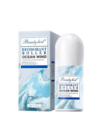 Beauty Host Deodorant Roller Set of 3 Floral World Ocean Wind Sweet Kiss Scents - Buy Online on GoSupps.com