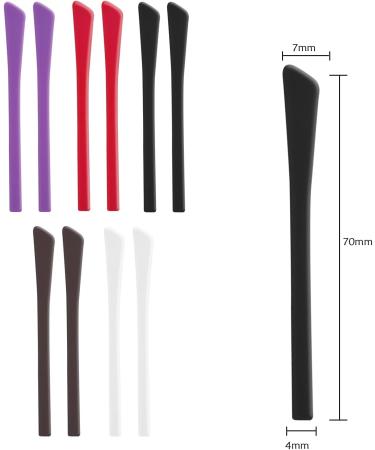 Silicone Anti-Slip Covers for Glasses - 5 Pairs of Replacement End Caps | Durable Anti-Slide Accessories for Metal Sunglasses - Buy Online on GoSupps.com