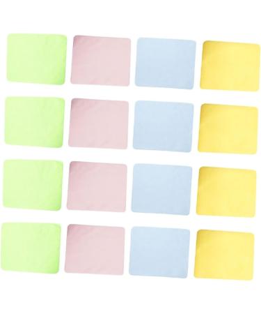 60 Pcs Microfiber Cleaning Cloth Set for Glasses & Screens - Lens Cleaning Assorted Colors - 18x15cm - Buy Online on GoSupps.com