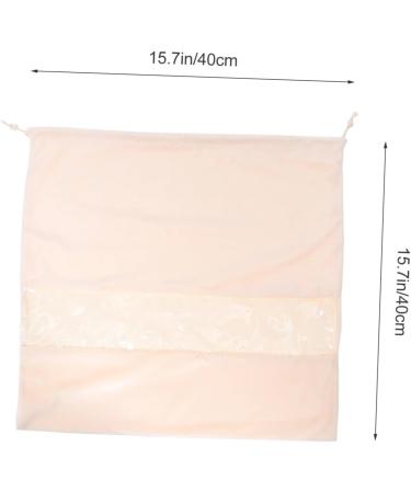 Healeved 3 Pcs Hair Dryer Storage Bag Drawstring Bags Cosmetic Drawstring Toiletry Organizer Suede 40x40cmx3pcs Beigex3pcs - Buy Online on GoSupps.com