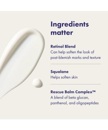 Hero Cosmetics Rescue Retinol Night Cream - Gentle Formula for Uneven Texture & Post-Blemish Marks - Safe for Sensitive Skin (30ml) - Buy Online on GoSupps.com