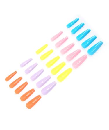 Colorful ABS Fake Nail Tips - Easy to Trim & Perfect for Home Use | International Shipping Available - Buy Online on GoSupps.com