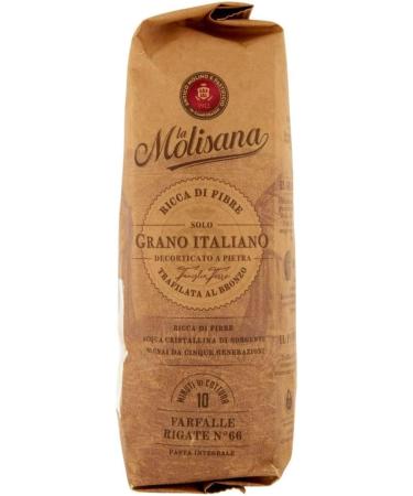  Zia Rosa La Molisana Pasta Integral Farfalle Rigate No. 66 Whole Wheat Pasta 100% Italian Wheat Bronze 500 g + 400 g Zia Rosa DOP San Marzano Tomato Box - Buy Online on GoSupps.com