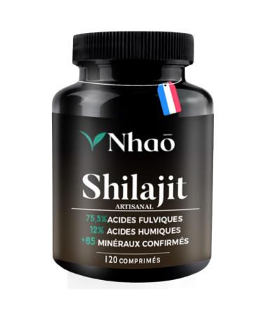 Shilajit Pure Nhao | 600mg | 75.5% Fulvic Acids 12% Humic Acid | Pure Gold Resin | 2 Months | +85 Minerals Guarantee | Lab Tested | Purified 40 Times | Sun Drying 60 Days