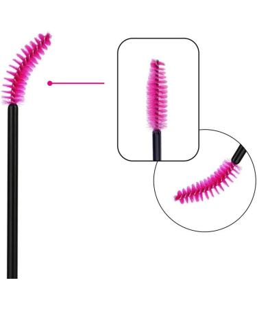 YIAGUN 50pcs Rose Disposable Mascara Brushes - Makeup Tool for Eyebrow and Eyelash Application (Rose Pink) - Buy Online on GoSupps.com