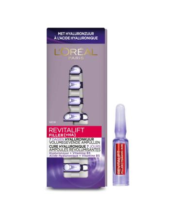 L'Oréal Paris Serum 7 x 1 ml Revitalift Filler Hyaluronic Acid Ampoules Treatment 7 days