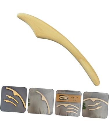 Healeved Wooden Gua Sha Stick - Trigger-Point Massager for Reducing Belly & Shoulder Tension | Manual Muscle Roller for Women - Buy Online on GoSupps.com