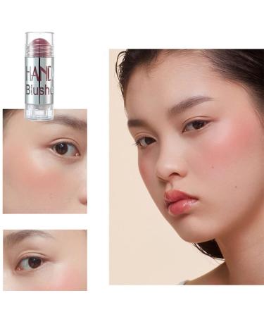 Blush Stick - Long-lasting Waterproof Face Highlighting Cream for Cheeks Eyes & Lips | Natural Smooth Blossom 04# - Buy Online on GoSupps.com