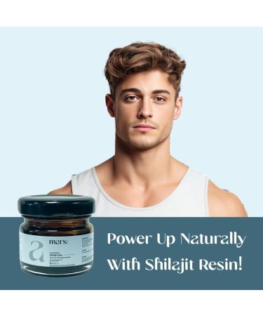 Mars Himalayan Shilajit Gold Resin Organically Extracted from High-Altitude Himalayas | Supports Natural Energy, Vitality & Wellness | 15g - Pack of 1 1 Ounce (Pack of 1) - Buy Online on GoSupps.com