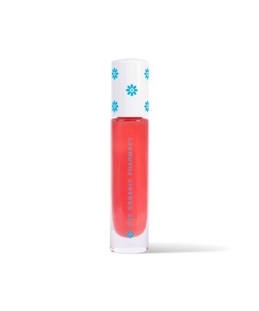 The Organic Pharmacy Volumizing Balm Gloss Coral 5ml coral red 5 ml (1 pack)