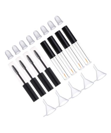 Healeved 1 Set Empty Eyelashes Lash Mascara Tube Bottle Cosmetic Containers Mascara Containers Empty Lash Brush Mascara Wands with Tube Eyelash Mascara Tube Lip Gloss Containers