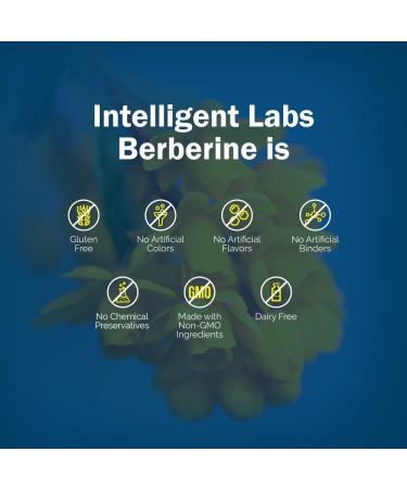 Intelligent Labs Berberine Supplement HCL Plus Max Potency 450 MG Per Capsule - 120 Capsules - Buy Online on GoSupps.com