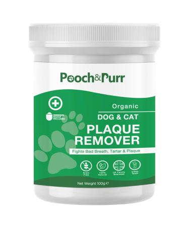 Pooch & Purr Plaque Off Remover For Dog/Plaque Off Cats. Plaque Off Powder For Dogs No Tooth Brush or Toothpaste Needed. Dog & Cat Teeth Cleaning. Dog Plaque Remover Fights Tartar & Bad Breath.