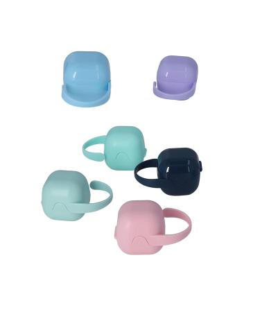 Pack of Non-Toxic Pacifier & Nipple Protector Covers - Safe Holder Containers for Babies in 6 Colors | International Shipping Available - Buy Online on GoSupps.com