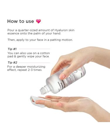 Hanskin Real Complexion Hyaluronic Skin Essence - Moisturizing Hyaluronic Acid for Glowing, Soft Skin - 10.14 fl. oz - Buy Online on GoSupps.com