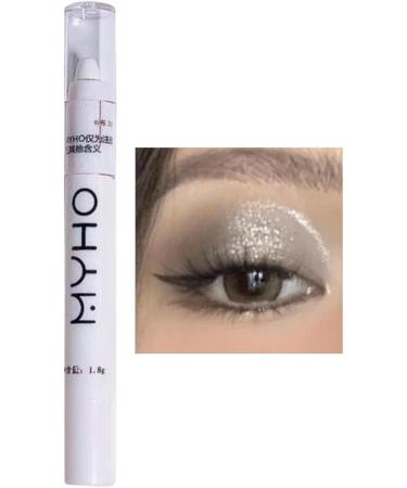 Eye Brightener Stick Waterproof Eye Highlighter Brightener Stick Cosmetics Eye Brightener Shade Eyeshadow Sticks for Eyes Eye Highlighter Brightener Stick Lying Silkworm for Women 02#pearl White - Buy Online on GoSupps.com