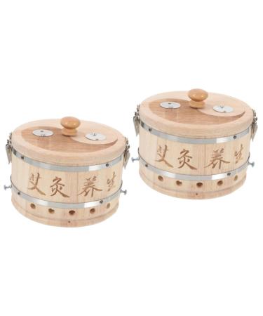 Magiclulu 2 Series Box Moxibustion-Box Moxa MOXA burner housing made of wood Moxibusion case made of wood case for moxibusion burner.
