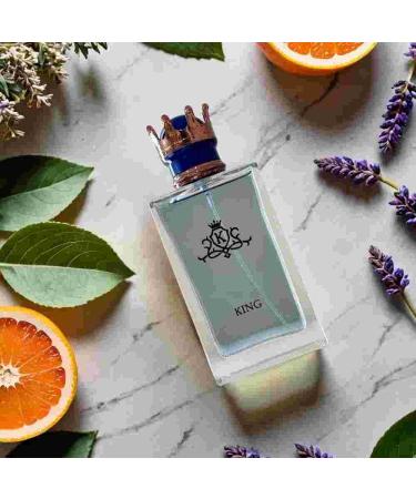 King&Aquarius Black Men Cologne Set Eau De Parfum Spray For Men Fruity Notes Enriched By A Strong Woody Based Fragance Ideal for Day Wear - 3.4 Fl Oz - Buy Online on GoSupps.com