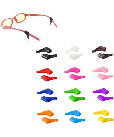 Buy Doitool 24 Pairs Silicone Anti-Slip Glasses Ears Tube Hook - Slide-Resistant Brass Earrings for Eyewear - International Shipping Available - Buy Online on GoSupps.com