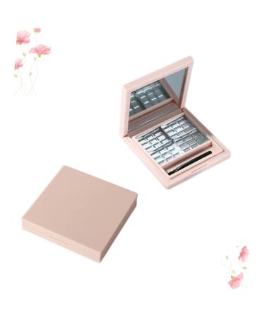 NOLITOY 6 Pcs Empty Eyeshadow Pans - DIY Pink Eye Shadow Palette & Organizer | Magnetic Makeup Tray for Highlighter & Lip Balm - Buy Online on GoSupps.com