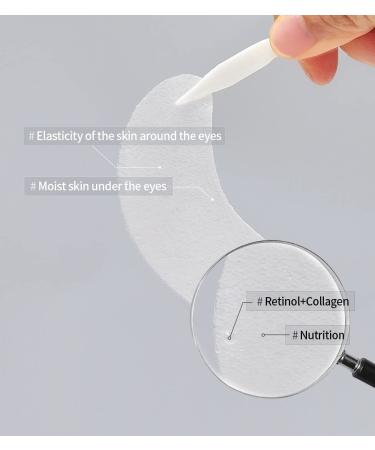 RNW Retinol Intense Eye Patch 10 Pairs - 0.2 oz | Under Eye Mask for Dark Circles, Puffiness & Fine Lines | Vegan Collagen & Hydrating Formula - Korean Skin Care - Buy Online on GoSupps.com