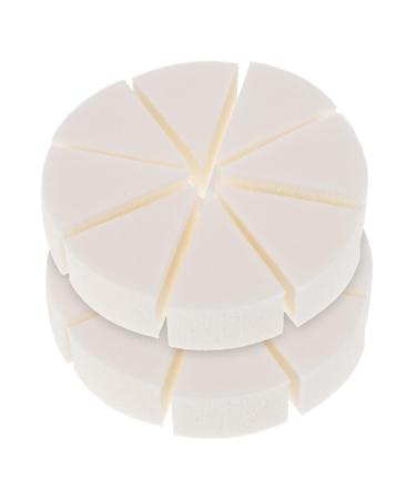 MAGICLULU 6 Sets Triangular Sponge Puff Latex Makeup Sponge Triangle Makeup Puff Powder Puffs Cosmetic Wedge Mini Girls Makeup Puff Beauty Sponge White Cosmetics Miss Face