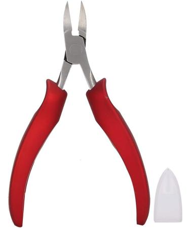 Pedicure Manicure Tool Hardware Nails Stainless Cuticle Nippers Toenail Cutter Cuticle Scissors for Fingernails for Toenails(S1 red) - Buy Online on GoSupps.com