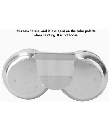 Stainless Steel Large Mouth Palette Cup for Oil Painting - Double/Single Dipper Container Cup - Buy Online on GoSupps.com