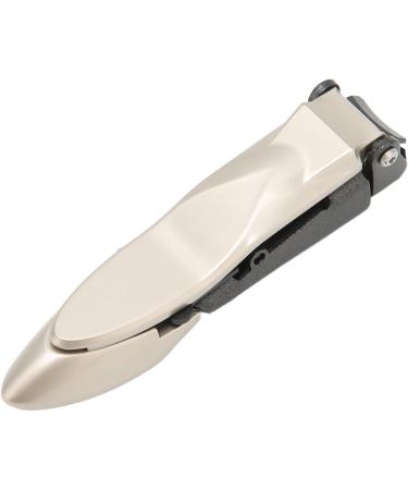 Nail Clipper with Blade Small Portable Anti Slip Handle for Home Office Stainless Steel Toenail Cutter - Buy Online on GoSupps.com