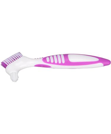Verdant Touch Double-Head Denture Brush | Cleaning Brush for False Teeth | Portable & Double-Sided Design - 180 mm - Buy Online on GoSupps.com