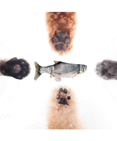 Bikirin Flopping Fish dog activity toys Realistic and Interesting Plush Flippety Fish that Swings (Simulation Interactive Toys for Indoor Pets Puppy) Perfect for Biting Chewing and Kicking - Buy Online on GoSupps.com