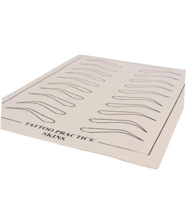 Angoily 6 Sheets Eyebrow Practice Skin Eyebrow Microblading Beauty Eye Brow Practice Skin Eyebrows 6 Pcs As Shown - Buy Online on GoSupps.com