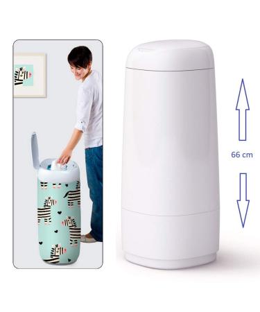 Buy Angelcare Dress-Up XL Starter Set - Diaper Pail 2 Refill Cassettes & Elephant Family Cover | Top International Shipping - Buy Online on GoSupps.com