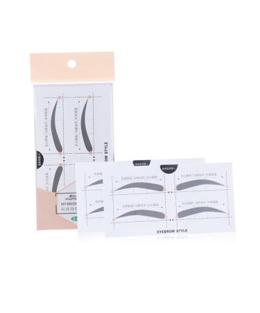 BIUDECO 2 Makeup Kits Eyebrow Stencils Beauty Eyebrow Template Eyebrow Stickers A607 Makeup Tools Portable